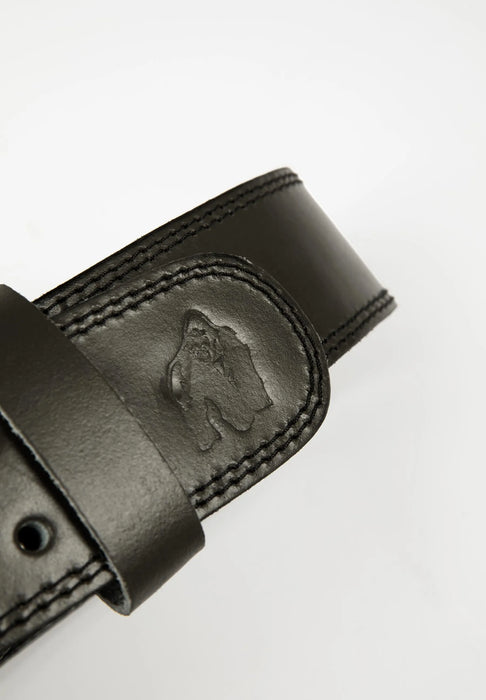 Gorilla Wear 4 Inch Padded Leather Belt, army green