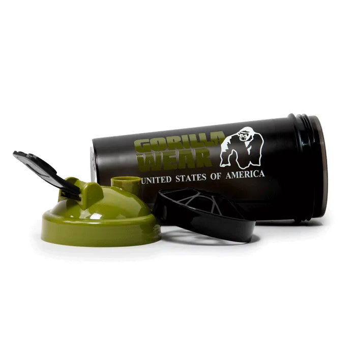 Gorilla Wear Shaker XXL 1000 ml, black/army green