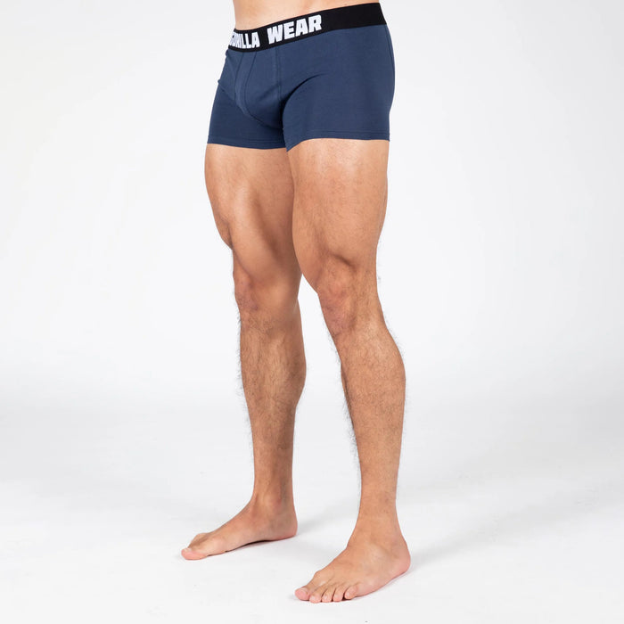 Gorilla Wear Boxershorts 3-pack, grey/navy/red