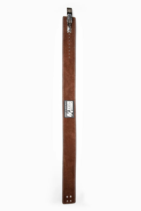 Gorilla Wear 4 Inch Powerlifting Lever Belt, brown