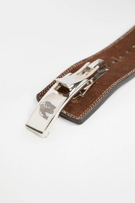Gorilla Wear 4 Inch Powerlifting Lever Belt, brown