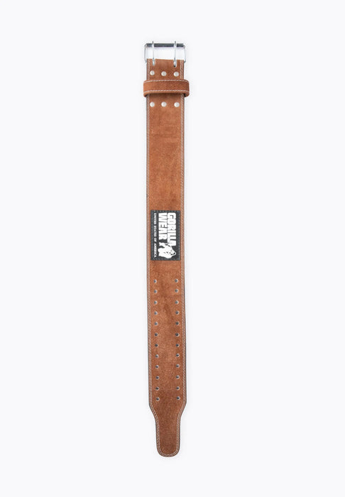 Gorilla Wear 4 Inch Powerlifting Belt, brown
