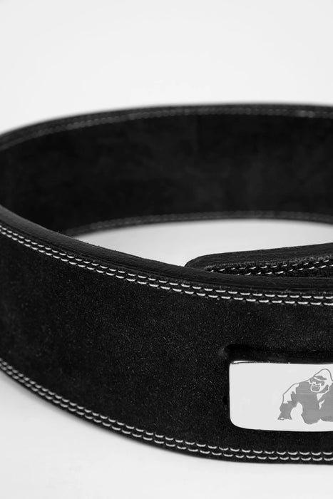 Gorilla Wear 4 Inch Powerlifting Lever Belt, black