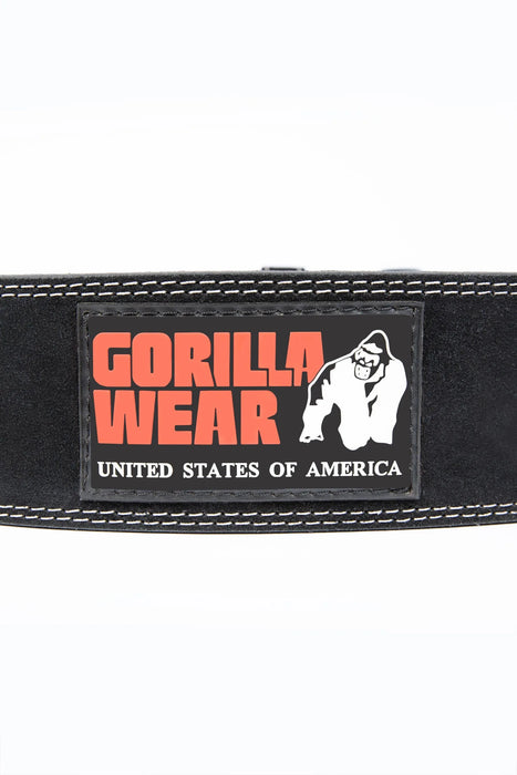 Gorilla Wear 4 Inch Powerlifting Belt, black