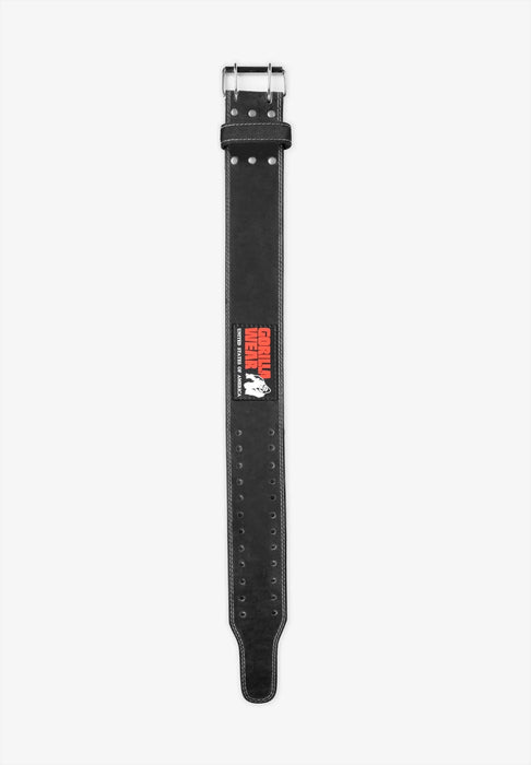 Gorilla Wear 4 Inch Powerlifting Belt, black
