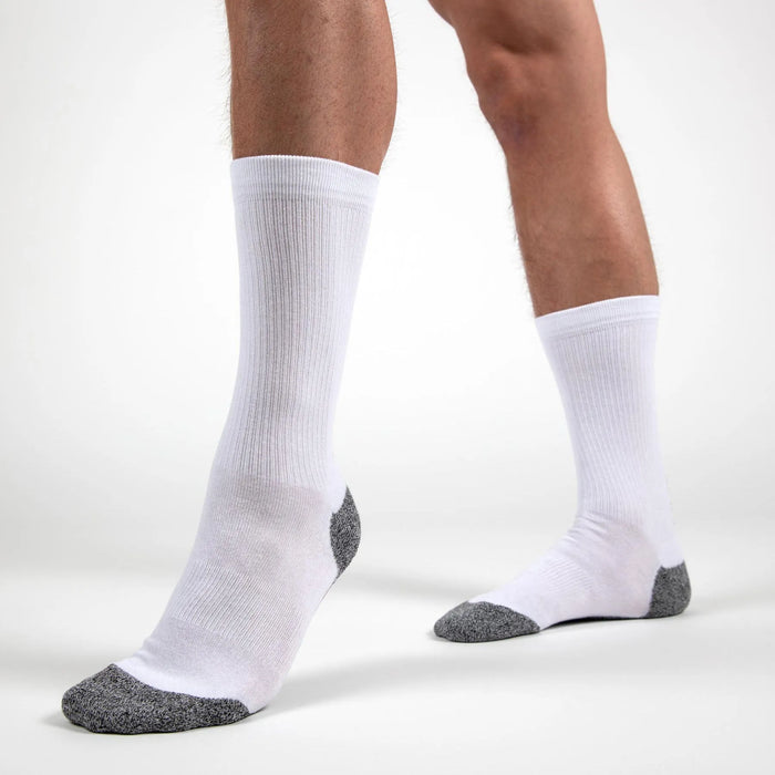 Gorilla Wear Performance Crew Socks, white