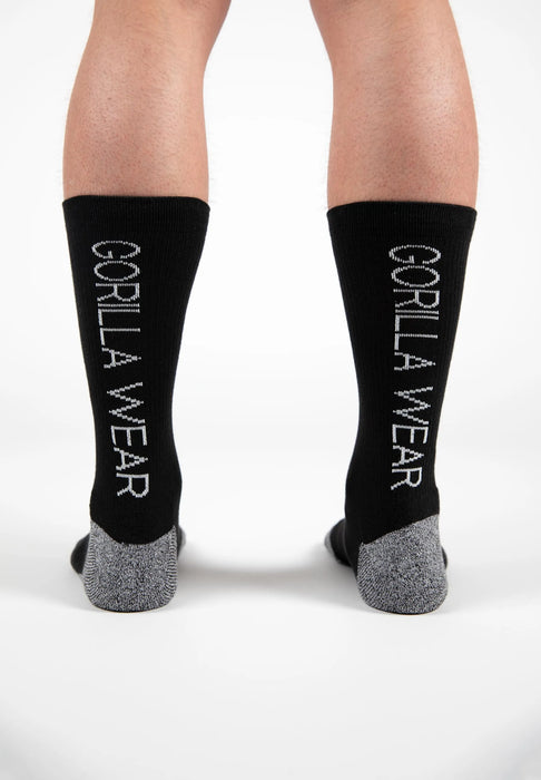 Gorilla Wear Performance Crew Socks, black