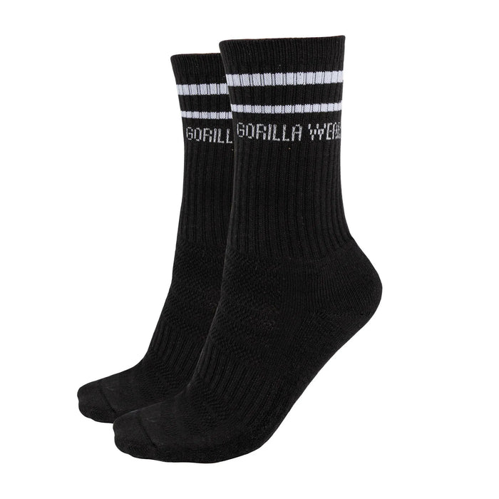 Gorilla Wear Crew Socks 2-Pack, black