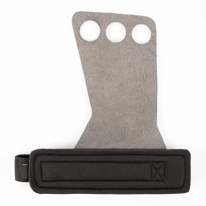 Gorilla Wear 3-Hole Carbon Lifting Grips, black
