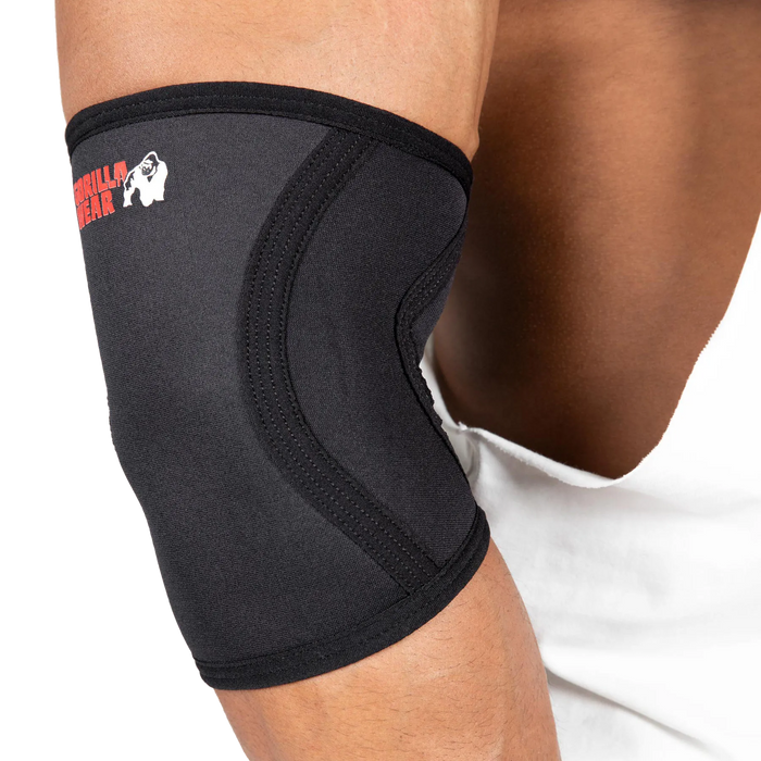 Gorilla Wear 3 MM Elbow Sleeves, black