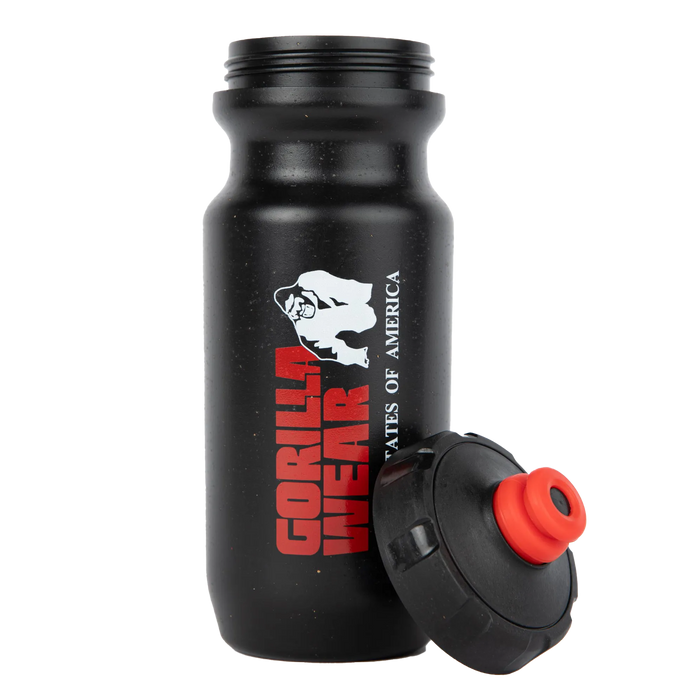 Gorilla Wear Sustainable Grip Bottle 500 ml, black