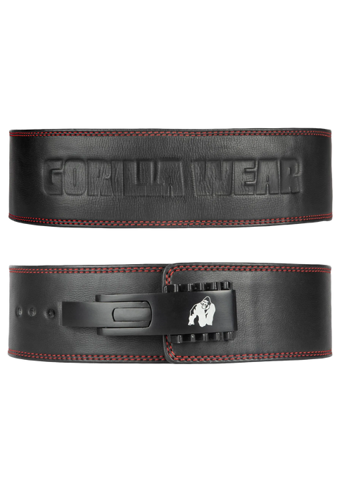 Gorilla Wear 4 Inch Premium Lever Belt, black