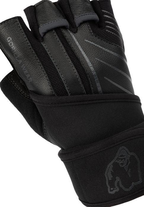 Gorilla Wear Dallas Wrist Wraps Gloves 2.0, black/grey