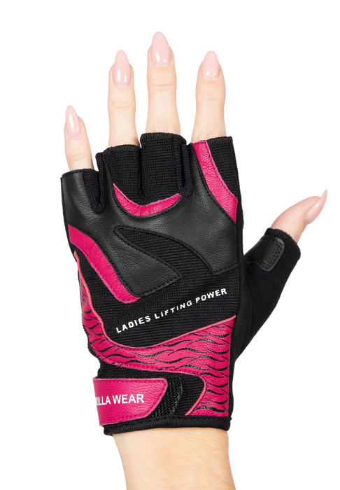 Gorilla Wear Women's Fitness Gloves 2.0, black/pink