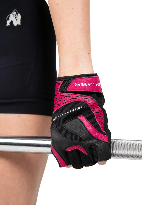 Gorilla Wear Women's Fitness Gloves 2.0, black/pink