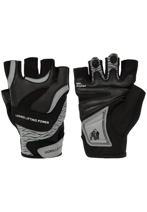 Gorilla Wear Women's Fitness Gloves 2.0, black/grey