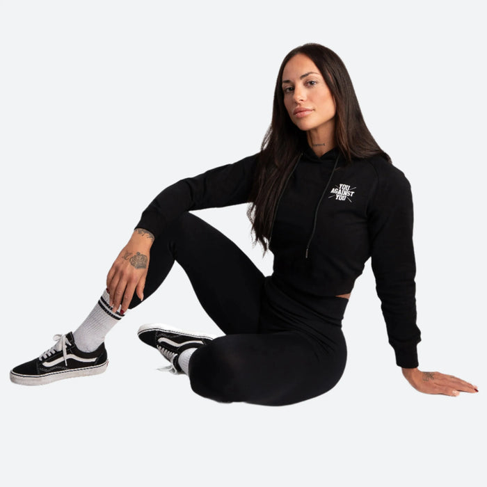 You Against You  The original cropped hoodie