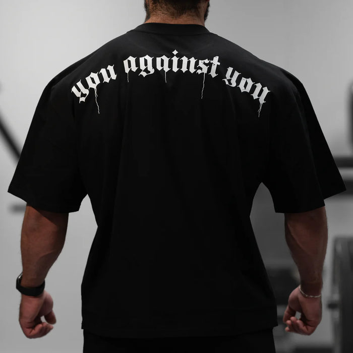 YOU AGAINST YOU Thrive Oversize T-shirt - Black