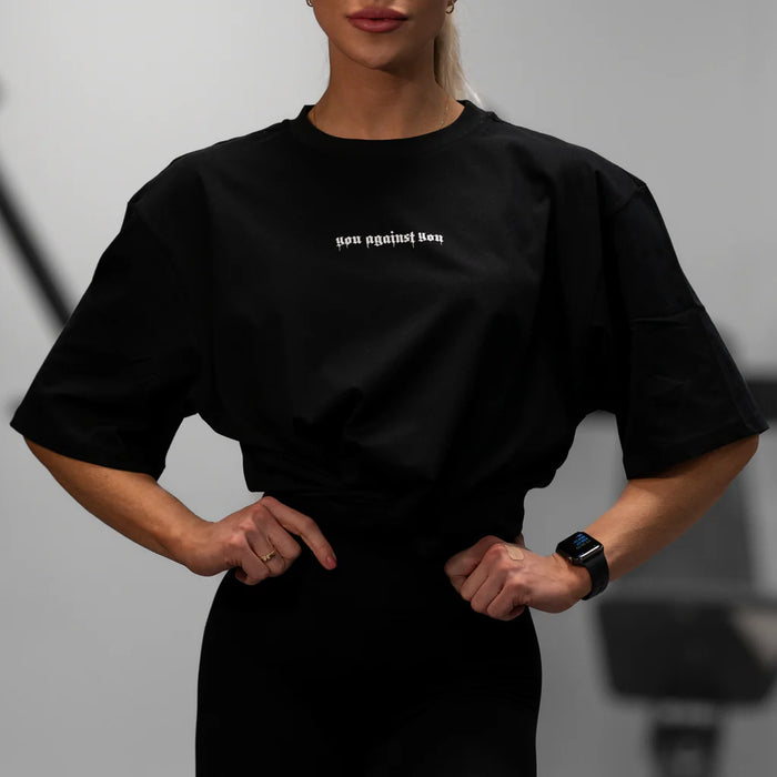 YOU AGAINST YOU Thrive Oversize T-shirt - Black