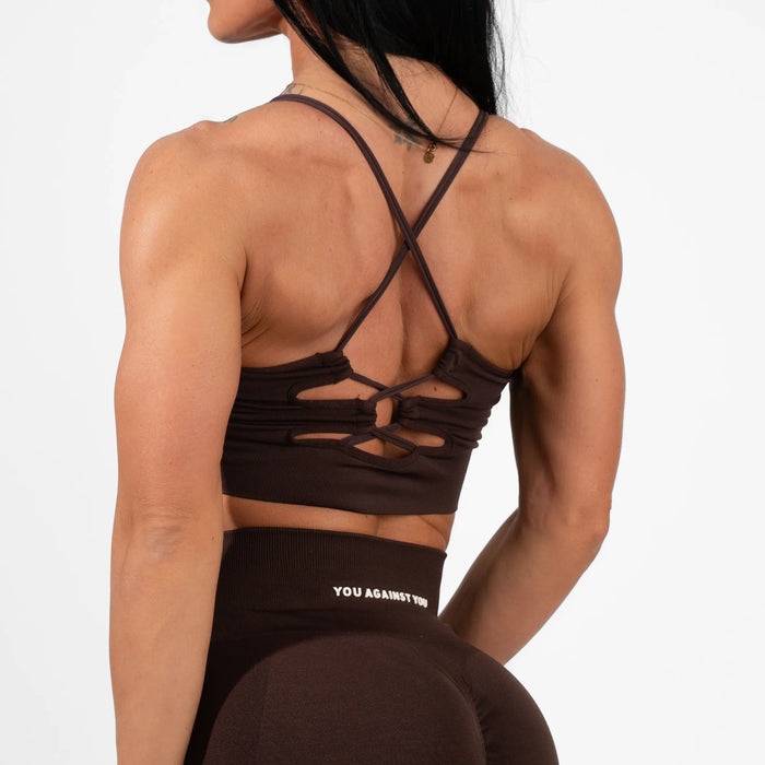 You Against You Elevate Sports Bra/Sport-BH - Chocolate