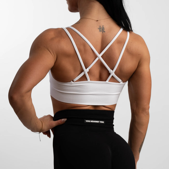 You Against You INFINITY 2.0 Sports Bra/Sport-BH - White