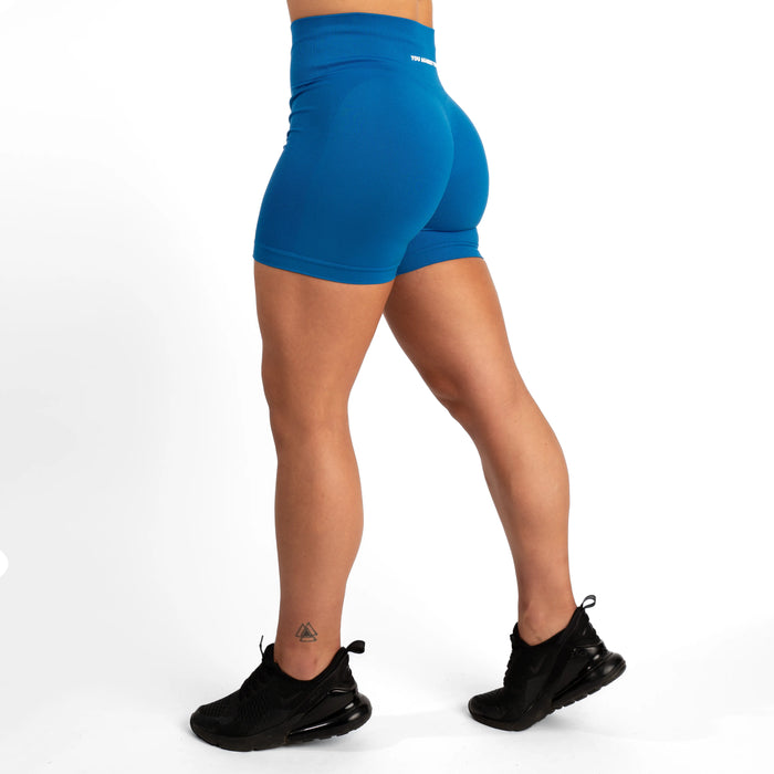You Against You Elevate scrunch shorts/Träningsshorts - Blue