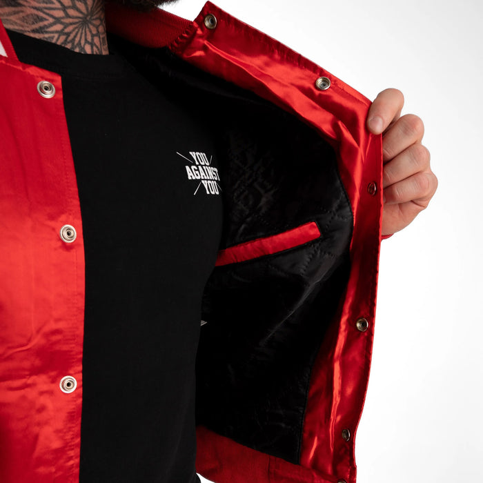 You Against You Limited Edition: Baseball Jacket - red