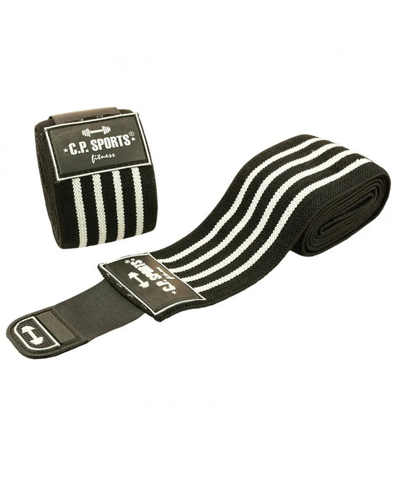 C.P. Sports Elbow Wraps Pro 1,3 m, black/white