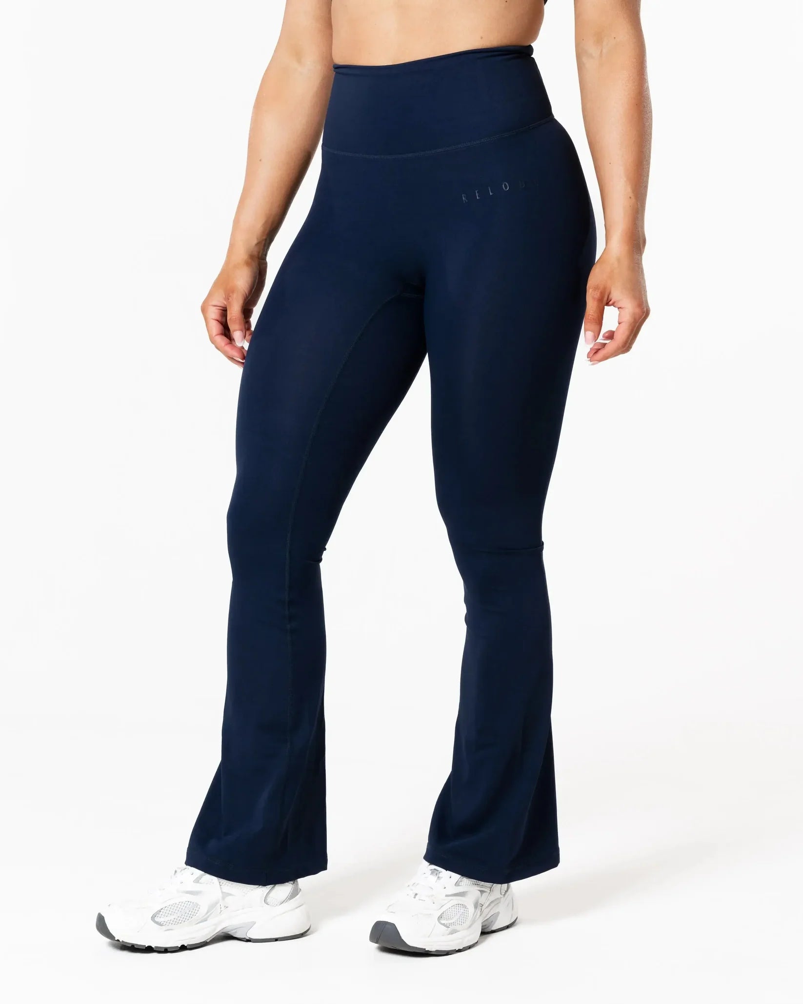 Relode Clean Tights/Träningstights Flared Petite - Mörkblå
