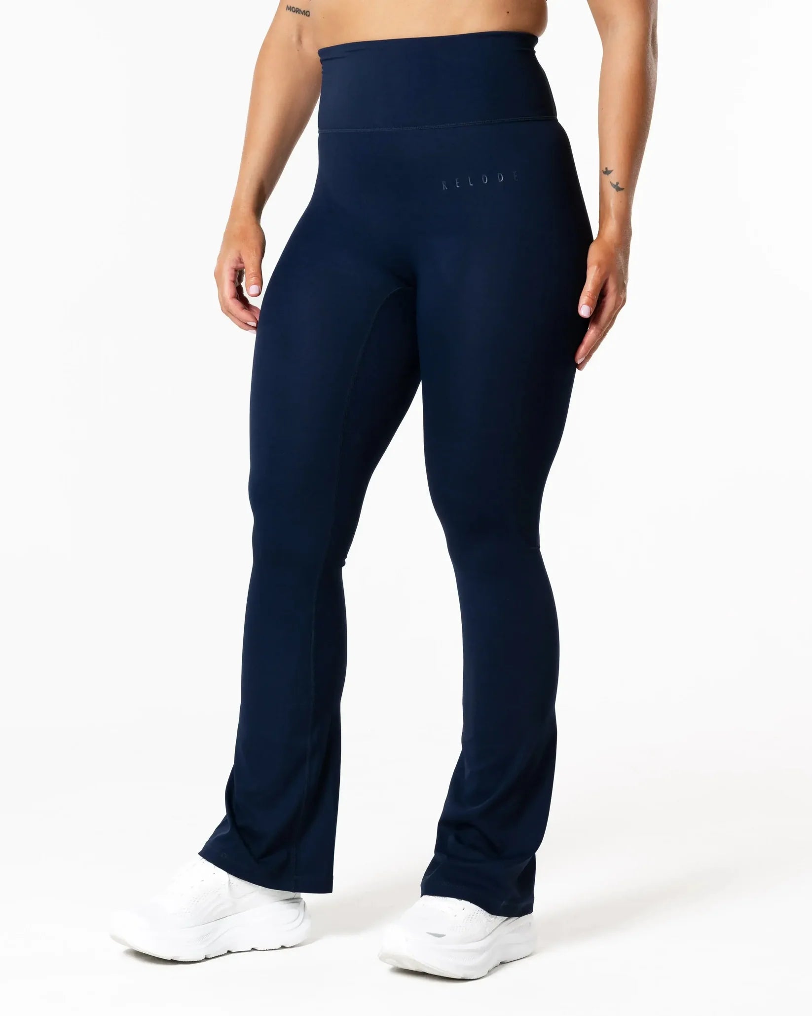 RELODE Clean Tights/Träningstights Flared - Mörkblå