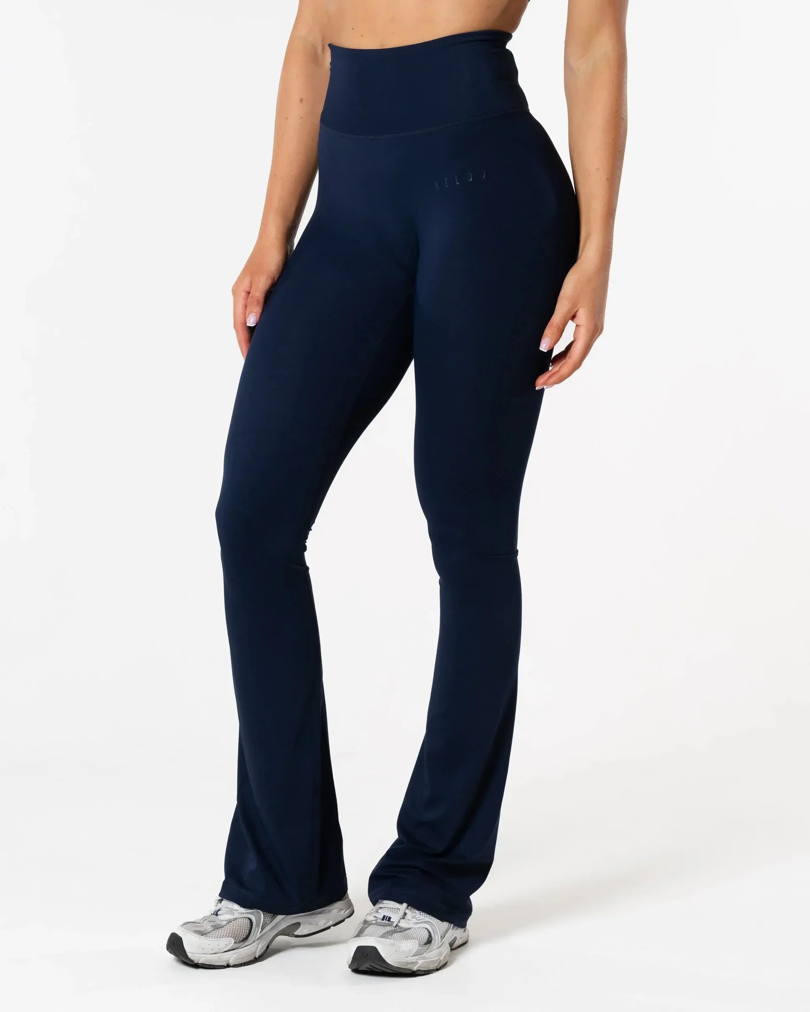 Relode Clean Tights/Träningstights Flared Tall - Mörkblå
