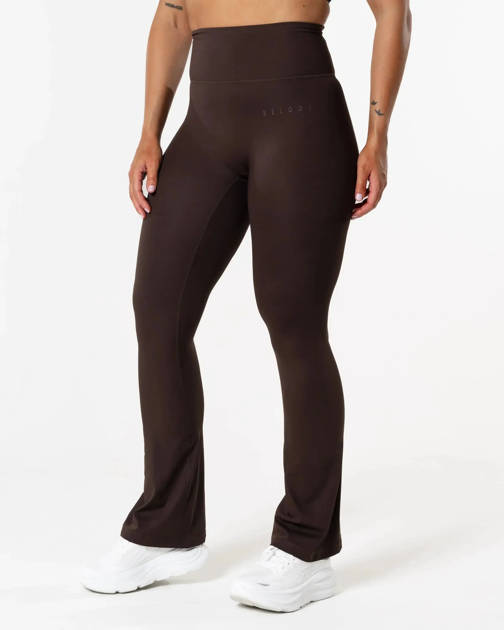 RELODE Clean Tights/Träningstights Flared - Brun