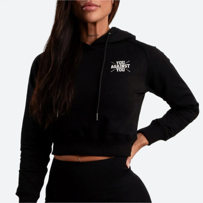 You Against You  The original cropped hoodie