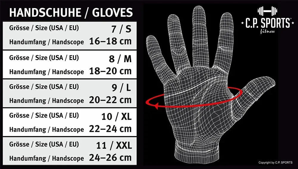C.P. Sports Maxi Grip Glove, black
