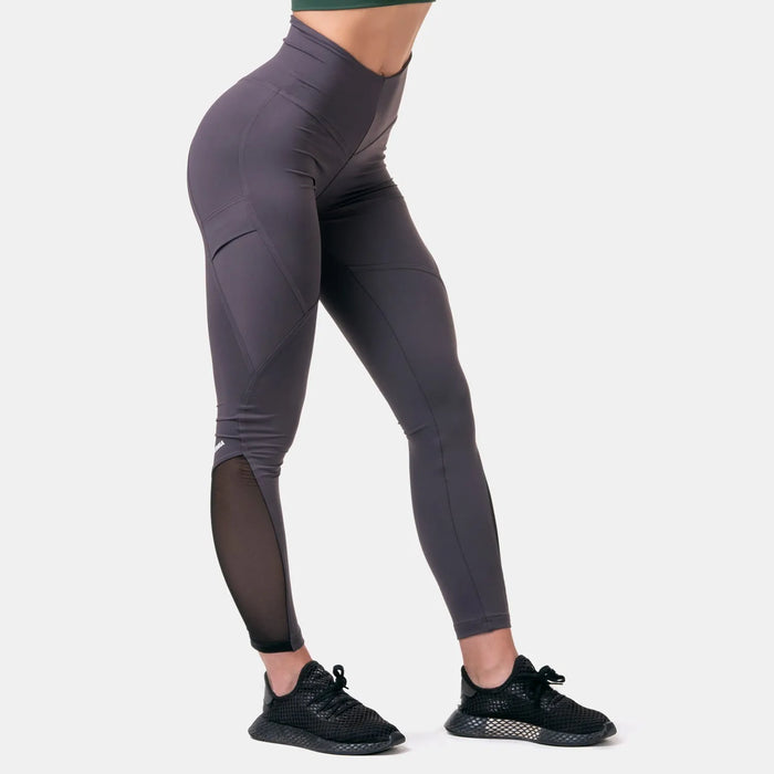 NEBBIA Fit & Smart High Waist Tights/Träningstights, marron