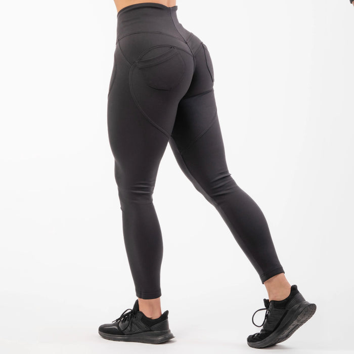 NEBBIA High Waist Bubble Butt Lifting Pants/Träningstights, black