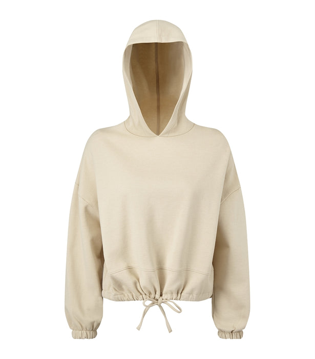 TriDri, Cropped Oversize Hoodie - Dam
