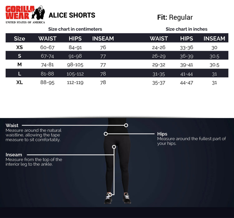 Gorilla Wear Alice Shorts/träningsshorts, grey