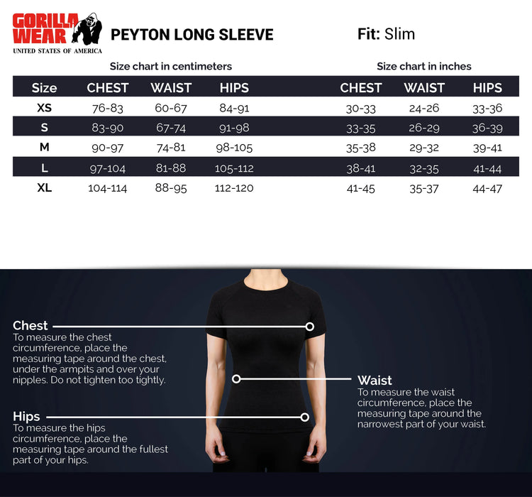 Gorilla Wear Peyton Long Sleeve/träningstopp, grey
