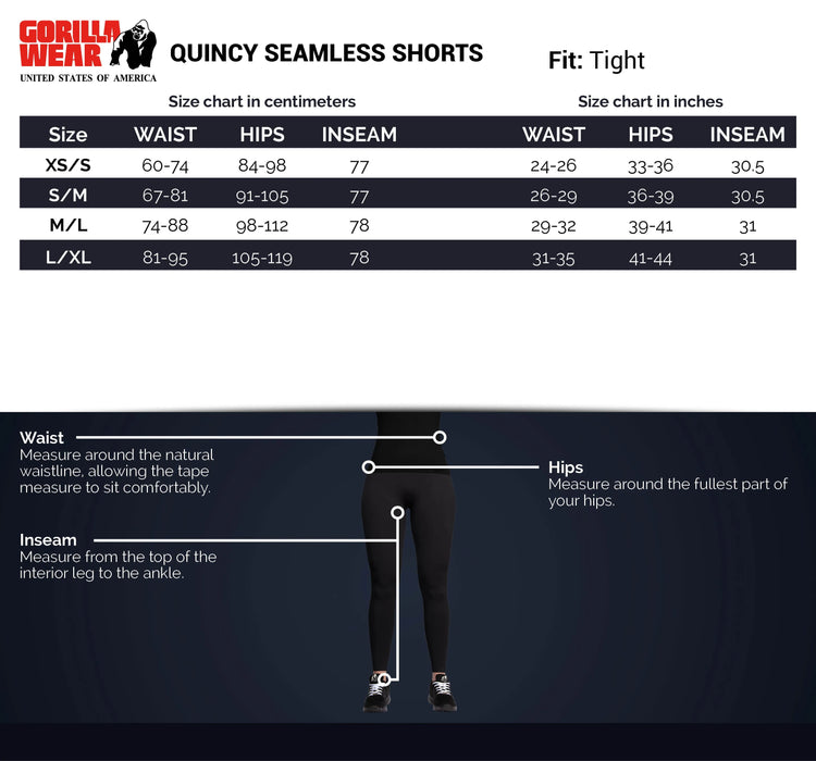 Gorilla Wear Quincy Seamless Shorts/träningsshorts, grey melange