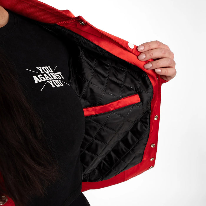 You Against You  Limited Edition: Baseball Jacket - red