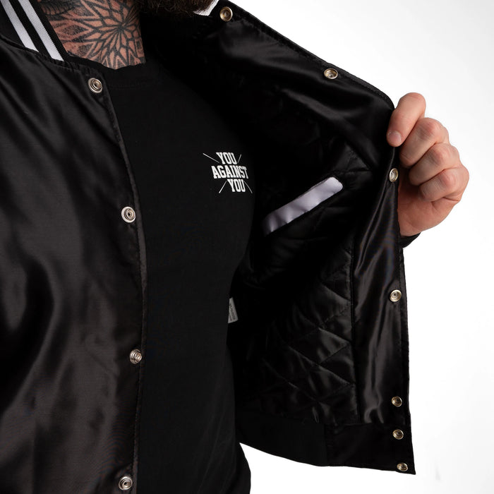 You Against You Limited Edition: Baseball Jacket - black