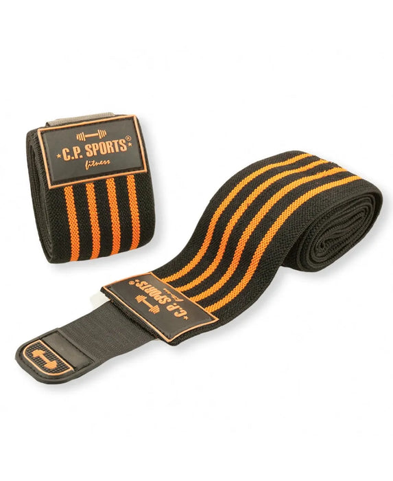 C.P. Sports Elbow Wraps Pro 1,3 m, black/orange