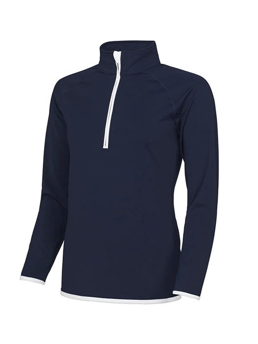 Just Cool, Cool 1/2 Zip Sweat - Dam