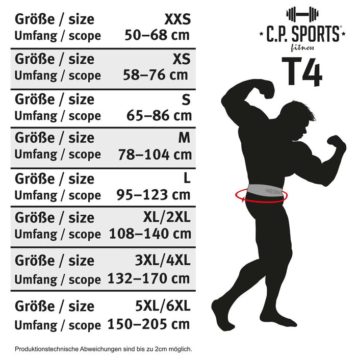 C.P. Sports Lifting Belt, black
