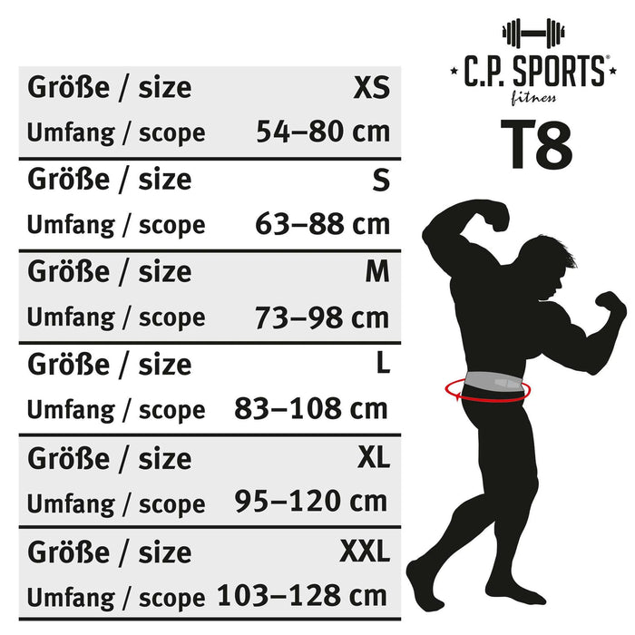 C.P. Sports Powerlifting Belt, black