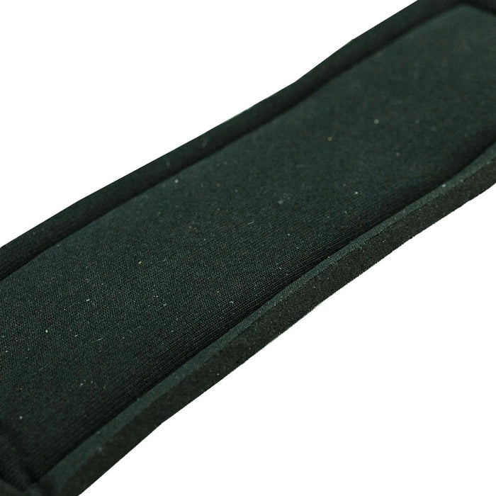 C.P. Sports Padded Leather Lifting Straps, black