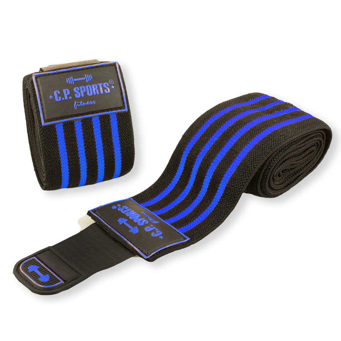 C.P. Sports Elbow Wraps Pro 1,3 m, black/blue