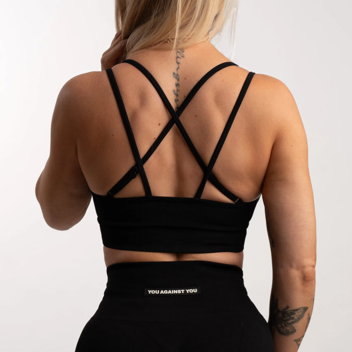 You Against You INFINITY 2.0 Sports Bra/Sport-BH - Black