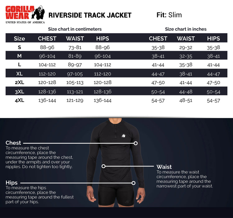 Gorilla Wear Riverside Track Jacket/Träningströja, black